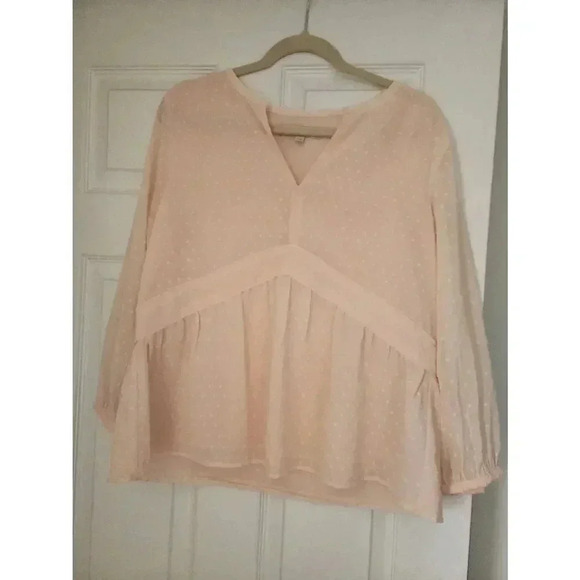 LOFT pink blouse - Picture 1 of 6
